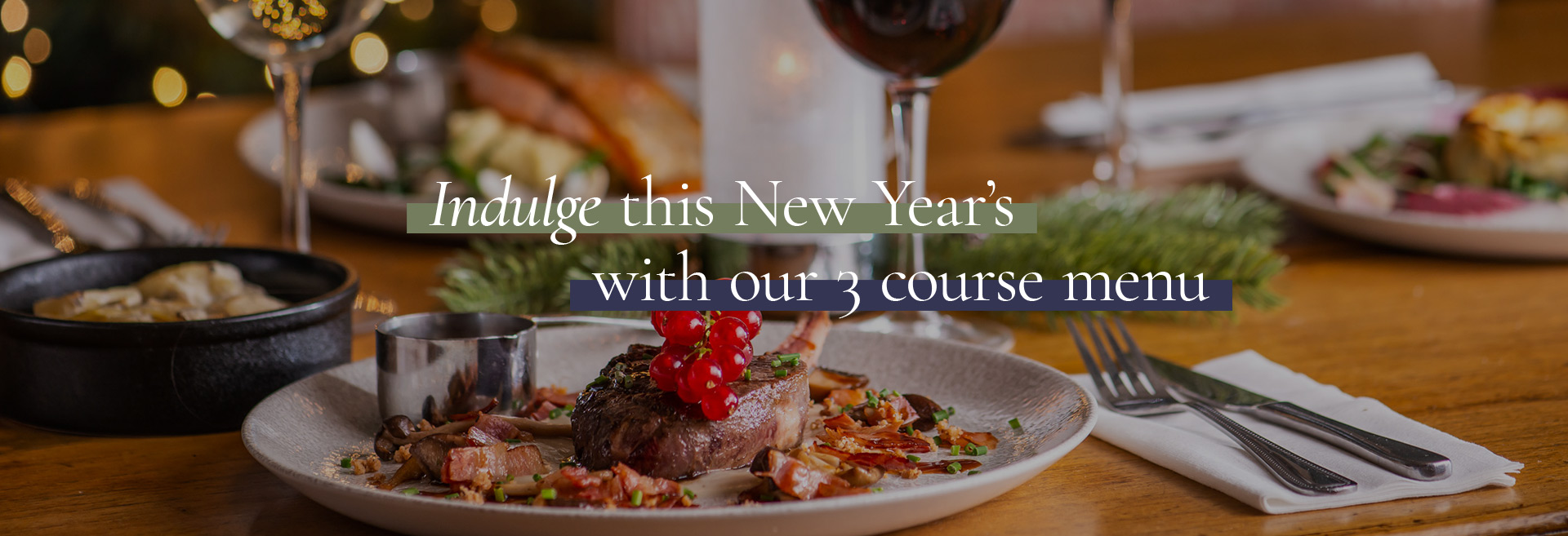 New Year's Menu at The Windsor Castle 