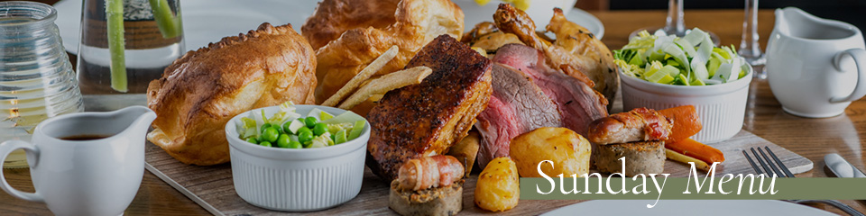 Sunday Menu at The Windsor Castle